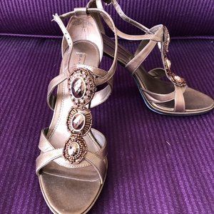 Jeweled Bronze Sandal